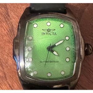 Invicta Green Special Edition Watch Lupah the last word Tritnite silicone band